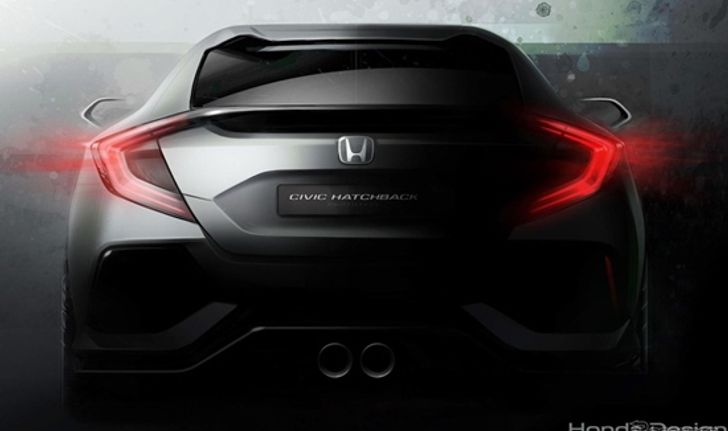 ทีเซอร์ 2016 Honda Civic Hatchback เตรียมเปิดตัวที่เจนีวามอเตอร์โชว์เร็วๆนี้