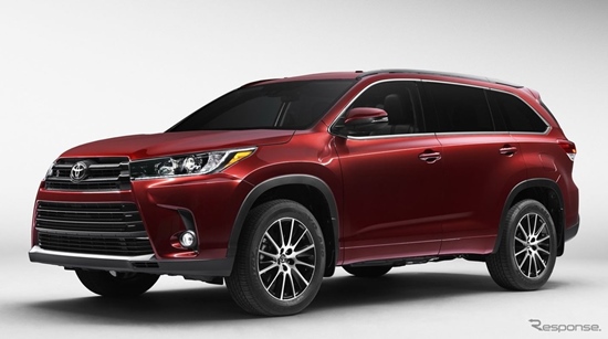 2017 Toyota Highlander ใหม่ เตรียมเปิดตัวที่นิวยอร์คมอเตอร์โชว์ 2016