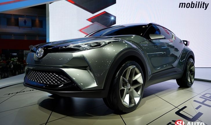 Toyota C-HR Concept ต้นแบบครอสโอเวอร์เผยโฉมที่งานมอเตอร์โชว์ 2016
