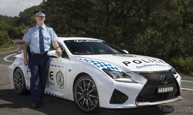 เจ๋ง! ออสเตรเลียเตรียมใช้ 'Lexus RC F' เป็นรถตำรวจ