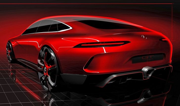 Mercedes-AMG GT Concept โฉม 4 ประตูเตรียมเปิดตัวที่เจนีวา