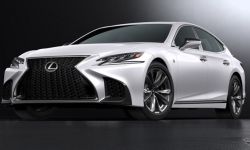 Lexus LS500 ใหม่ในรุ่น F Sport โดดเด่นด้วยมาตราวัดแบบ LFA ในงานนิวยอร์กมอเตอร์โชว์ 2017