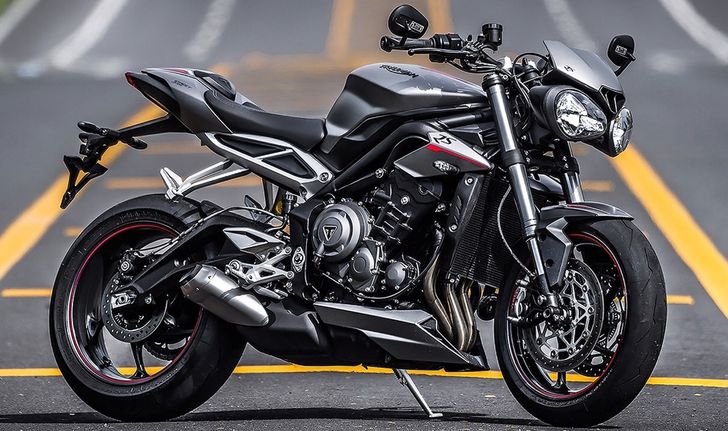 Triumph Street Triple RS 2017 ใหม่ ซุปเปอร์สปอร์ตเน็กเก็ตไบค์ ราคา 530,000 บาท