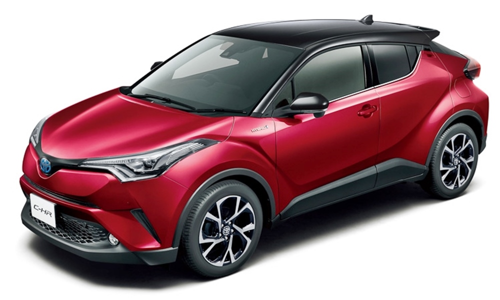 Toyota C-HR 2017 เผยเวอร์ชั่นสีทูโทนใหม่ล่าสุดที่ประเทศญี่ปุ่น