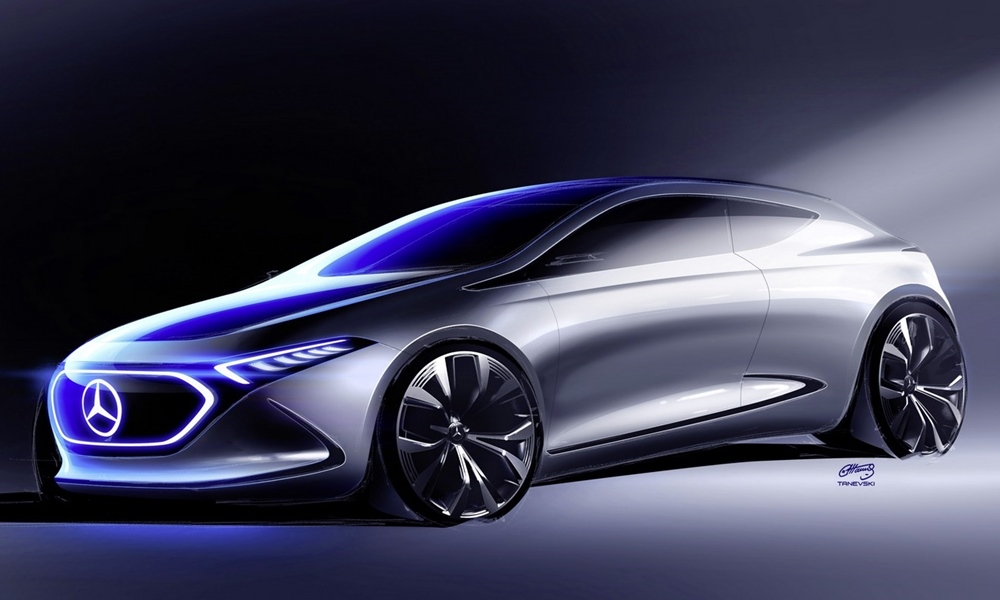 Mercedes-Benz EQ A Concept ต้นแบบ A-Class ใหม่เผยทีเซอร์แล้ว