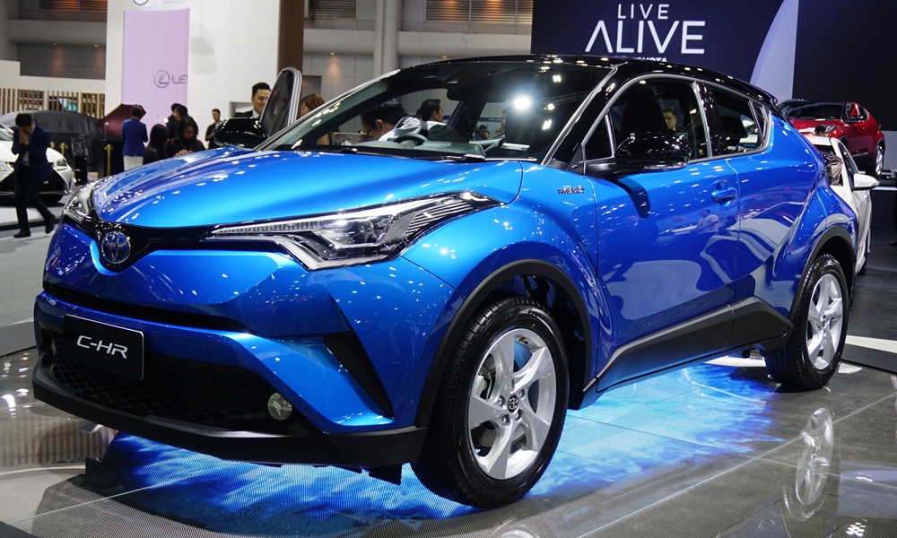 Toyota C-HR 2018 ใหม่ เปิดตัวครั้งแรกในไทยที่งานมอเตอร์เอ็กซ์โป