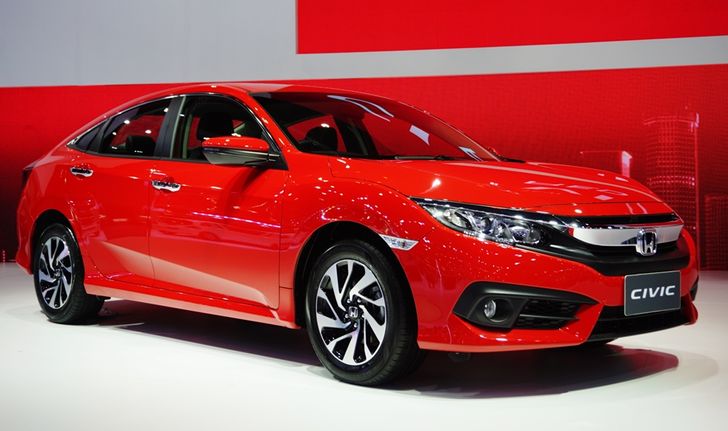 Honda Civic 2018 สีแดงแรลลี่ใหม่ เปิดตัวที่งานมอเตอร์เอ็กซ์โป