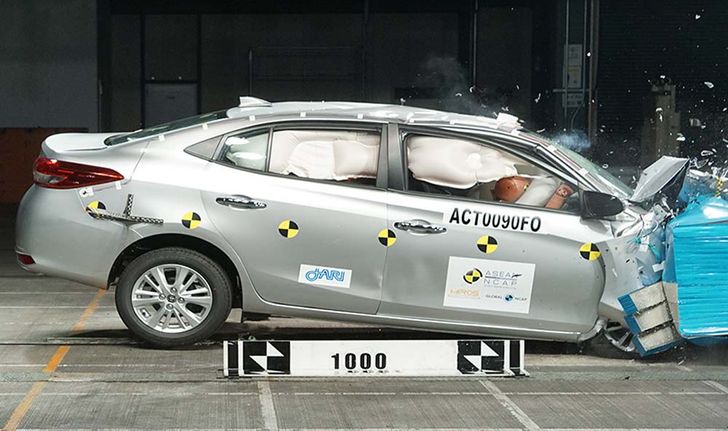 Toyota Yaris และ Vios 2018 คว้าคะแนนความปลอดภัย 5 ดาว ASEAN NCAP