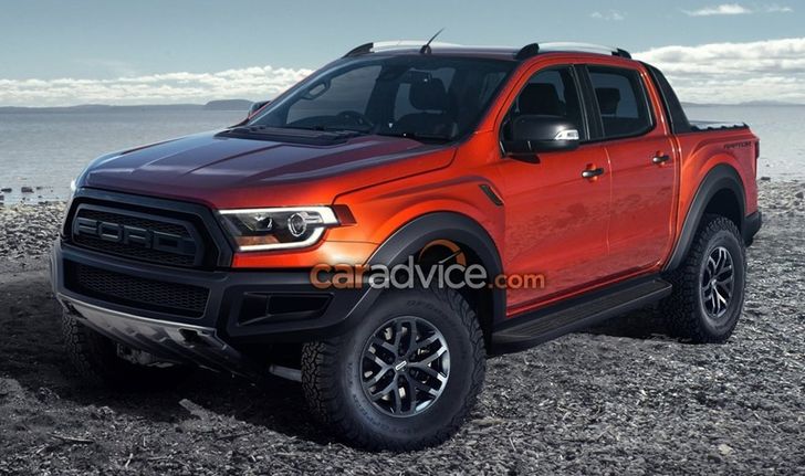 ภาพร่าง Ford Ranger Raptor 2018 ใหม่ อาจมีหน้าตาเป็นแบบนี้