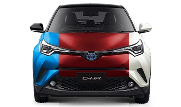 ไปดู Toyota C-HR 2018 ใหม่ ทั้ง 6 สี สีไหนสวยที่สุด?