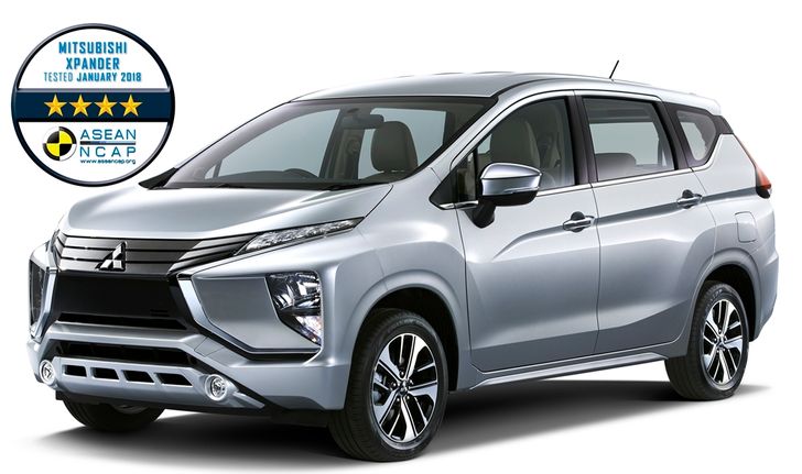 Mitsubishi Xpander 2018 คว้ามาตรฐานความปลอดภัย 4 ดาว ASEAN NCAP