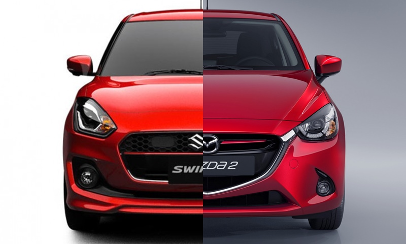 เทียบสเป็ค Suzuki Swift 2018 และ Mazda2 2018 ใหม่ ราคาต่างกัน 9,000 บาท เลือกรุ่นไหนดี?