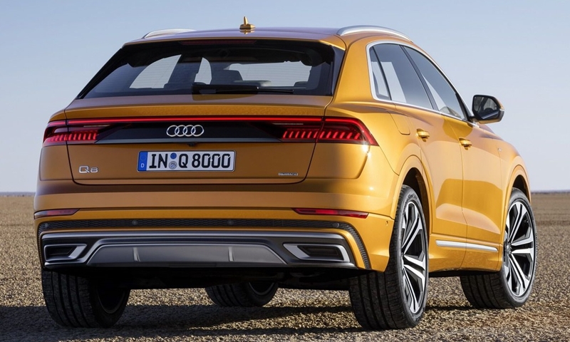Audi Q8 2018 ใหม่ เอสยูวีดีไซน์สปอร์ตรุ่นใหญ่เผยโฉมแล้ว