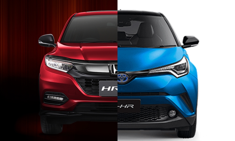 เทียบสเป็ค Honda HR-V 2018 และ Toyota C-HR 2018 รุ่นท็อปทั้งคู่อ็อพชั่นใครเหนือกว่า?