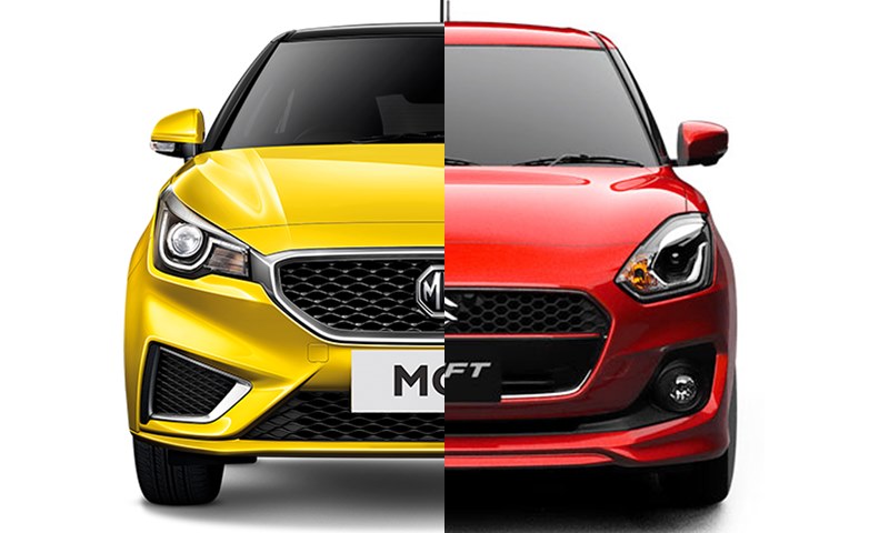 เทียบสเป็ค MG3 2018 และ Suzuki Swift 2018 ราคาเท่ากันอ็อพชั่นใครเหนือกว่า?