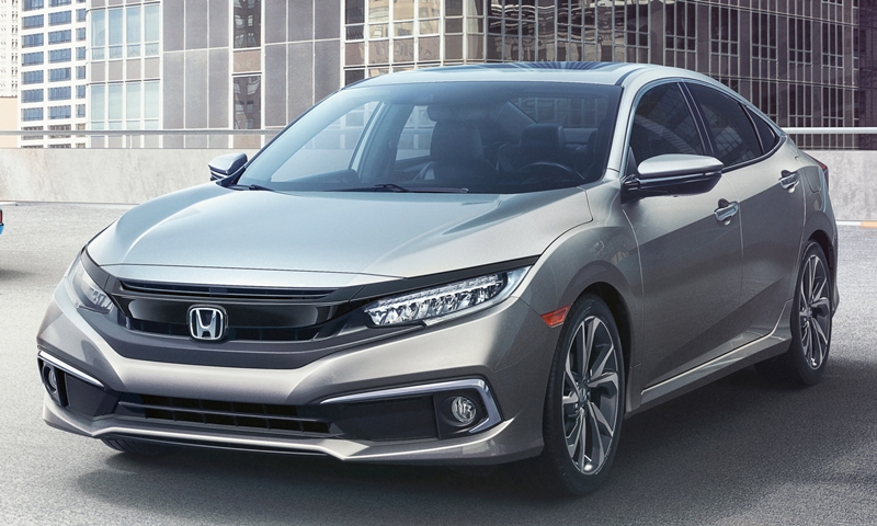 Honda Civic 2019 ไมเนอร์เชนจ์ใหม่เผยโฉมแล้วในสหรัฐฯ