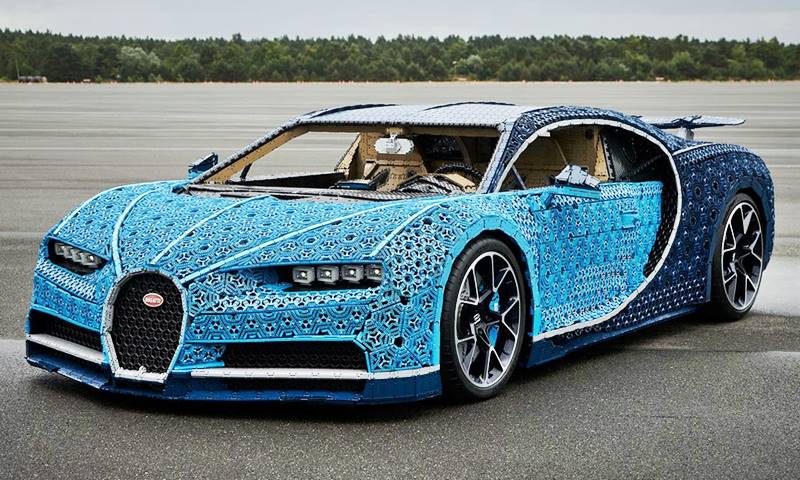 Bugatti Chiron คันนี้ทำจากเลโก้ทั้งคัน พร้อมขุมพลังไฟฟ้าวิ่งได้จริง