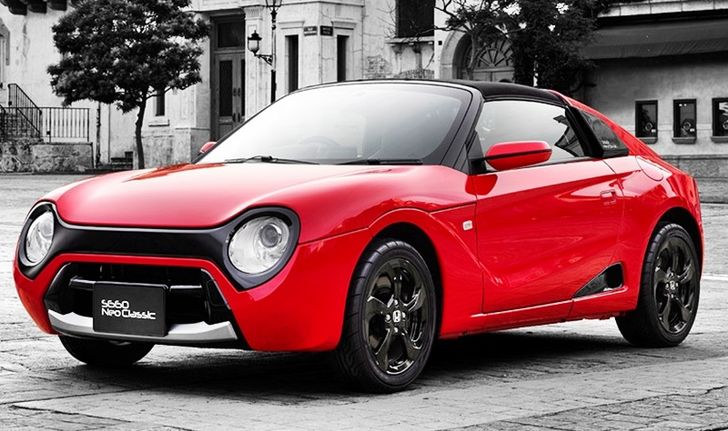 Honda S660 Neo Classic 2018 ใหม่ พร้อมชุดแต่งดีไซน์ย้อนยุคเผยโฉมที่ญี่ปุ่น