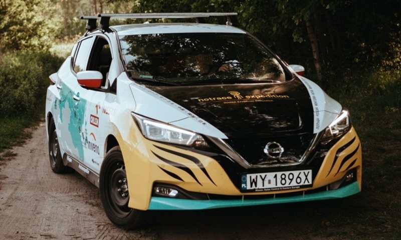 Nissan Leaf 2018 ขับไฟฟ้าข้ามทวีป โปแลนด์-ญี่ปุ่น กว่า 16,000 กิโลเมตร
