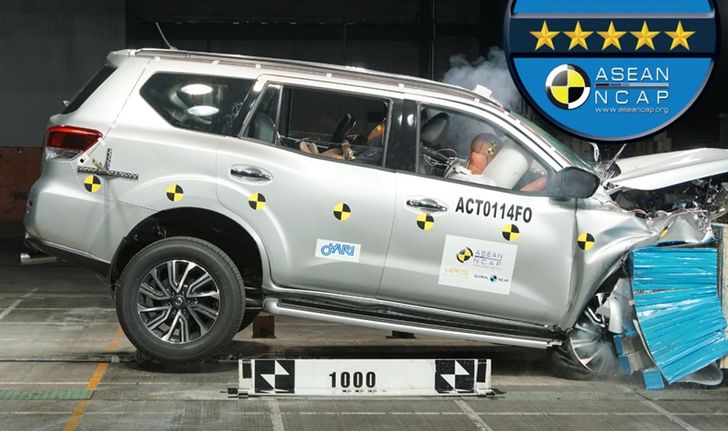 Nissan Terra 2019 ใหม่ คว้าคะแนนความปลอดภัย 5 ดาวจาก ASEAN NCAP