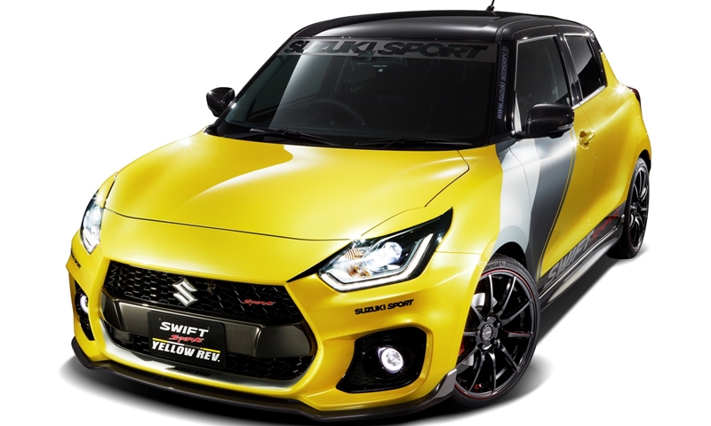 Suzuki Swift Sport Yellow Rev 2019 ใหม่ เตรียมอวดโฉมที่โตเกียวออโต้ซาลอน