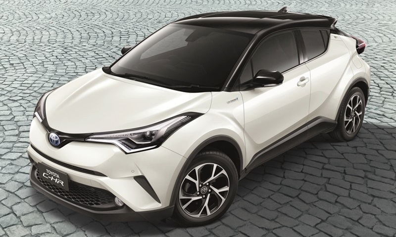 Toyota C-HR 2019 ใหม่ เพิ่มตัวถังสีขาวหลังคาดำ-ล้อลายใหม่ ราคาเริ่ม 979,000 บาท