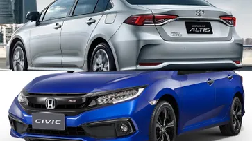 เทียบช็อต Toyota Altis 2019 และ Honda Civic 2019 ใหม่ คันไหนสวยกว่ากัน?