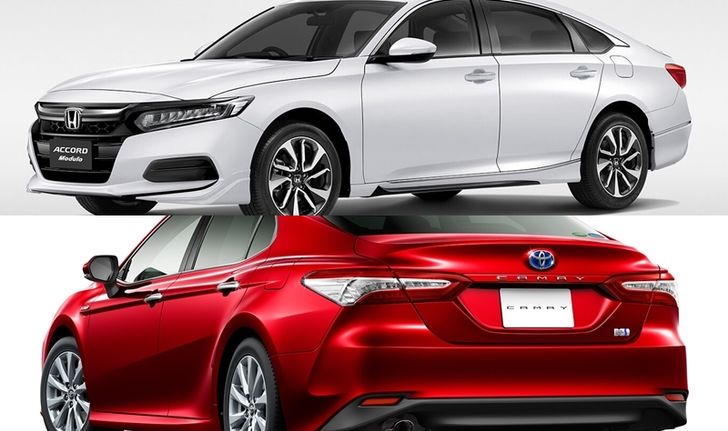 เทียบสเป็ค Toyota Camry และ Honda Accord 2019 ใหม่ ต่างกัน 30,000 คันไหนคุ้มกว่า?