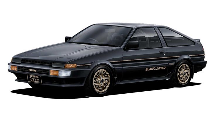 Toyota AE86 Sprinter Trueno GT Apex Black Limited