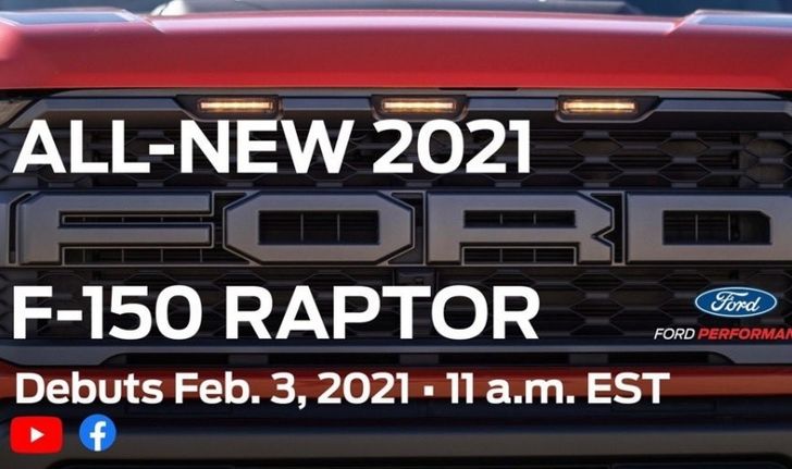 ทีเซอร์ All-new Ford F-150 Raptor 2021 ใหม่ ก่อนเปิดตัวจริง 3 ก.พ.นี้ ที่สหรัฐอเมริกา