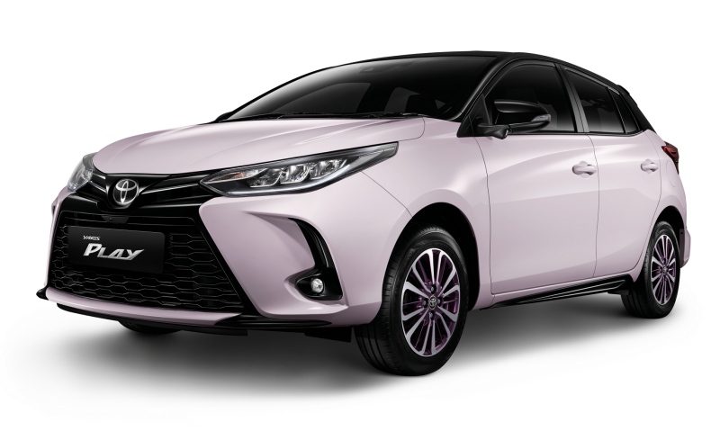 เปิดสเปก Toyota Yaris PLAY และ ATIV PLAY 2021 ใหม่ พร้อมตัวถังสีชมพูจำกัดเพียง 1,500 คัน