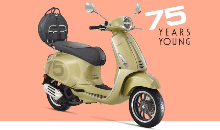 Vespa Primavera 75th และ GTS 75th รุ่นพิเศษเฉลิมฉลองครบรอบก่อตั้งแบรนด์กว่า 75 ปี