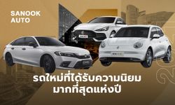 เปิดโผ 5 รถใหม่ป้ายแดงที่ได้รับความนิยมมากที่สุดแห่งปี 2021