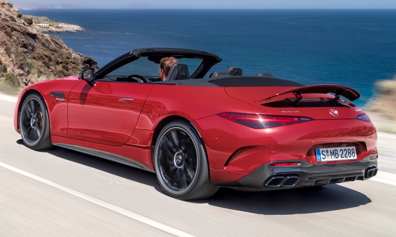 Mercedes-AMG SL 2022 ใหม่ มาพร้อมหลังคาผ้าแบบพับได้ มีเฉพาะรุ่น AMG เท่านั้น