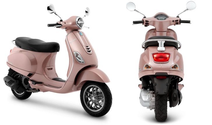 Vespa LX 125 i-Get สีชมพู Pink Rosa เคาะราคาจำหน่าย 91,900 บาท