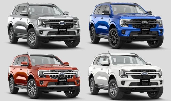 ไปดู All-new Ford Everest 2023 ใหม่ ทั้ง 4 รุ่นย่อย แตกต่างกันอย่างไรบ้าง?