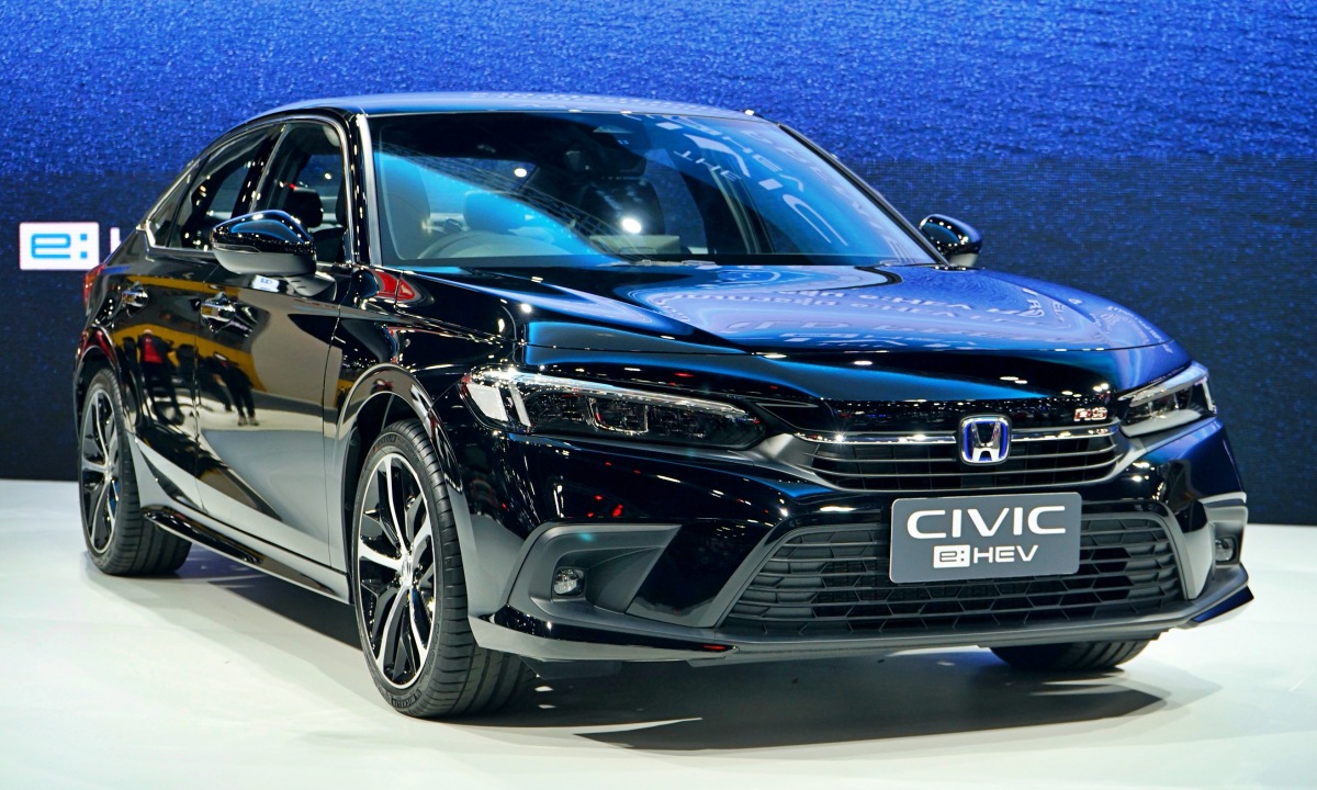 ภาพจริง Honda Civic e:HEV RS ขุมพลังไฮบริด 2.0 ลิตร ราคา 1,259,000 บาท
