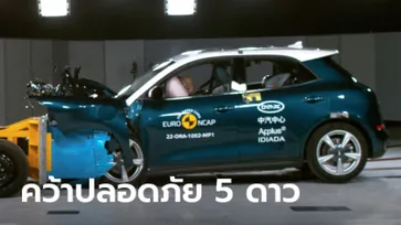 “ORA Good Cat” คว้าคะแนนความปลอดภัยจากการชน 5 ดาวจาก Euro NCAP