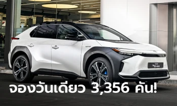 ยอดจองทางการ Toyota bZ4X จบทะลุเป้า 3,356 คัน ภายใน 24 ชั่วโมง