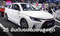 เปิดโผ 25 อันดับยี่ห้อรถยนต์ที่มียอดจองสูงสุดในงาน Motor Expo 2022