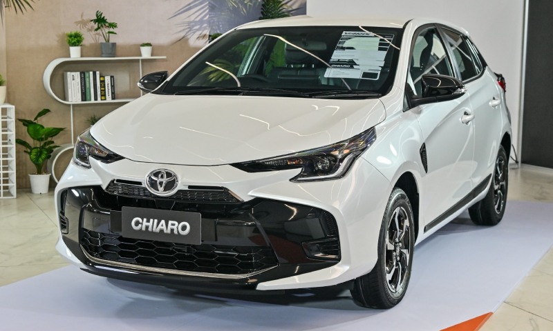 Toyota Yaris พร้อมชุดแต่ง Chiaro
