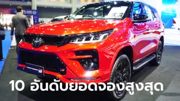 เปิดโผ 10 อันดับยี่ห้อรถขายดีสุดในงาน Motor Show 2023