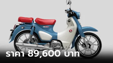 Honda C125 เพิ่มสีน้ำเงิน Prestige Classy Blue เคาะราคา 89,600 บาท