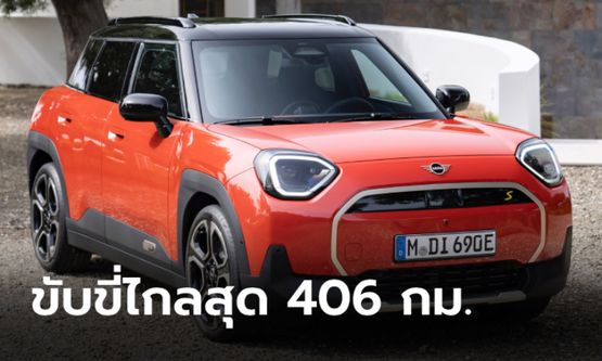 All-new MINI Aceman 2025 ใหม่ ครอสโอเวอร์ไฟฟ้า 100% เผยโฉมครั้งแรกในโลก