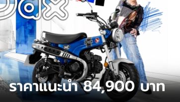 Honda DAX125 เพิ่มสีน้ำเงิน Pearl Glittering Blue ใหม่ ราคา 84,900 บาท