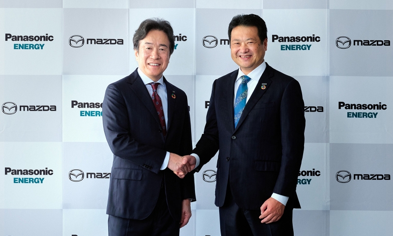 Panasonic จับมือ Mazda พัฒนาแบตเตอรี่ทรงกระบอกสำหรับ EV เปิดตัวปี 2027