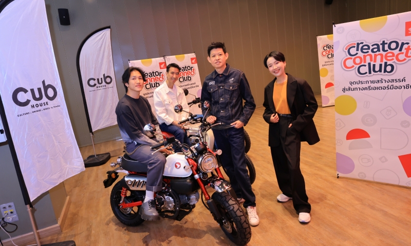 Thai Honda Creator Connect Club 2024 ปั้นครีเอเตอร์สองล้อชิงรางวัลรวมกว่า 8 แสนบาท