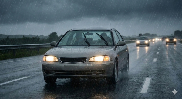 ขับรถหน้าฝนอย่างปลอดภัย