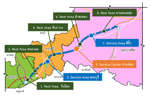 รวมจุดสังเกต "ทางขึ้นมอเตอร์เวย์ M6" อยู่ตรงไหนบ้าง? เช็คให้ชัวร์ก่อนใช้