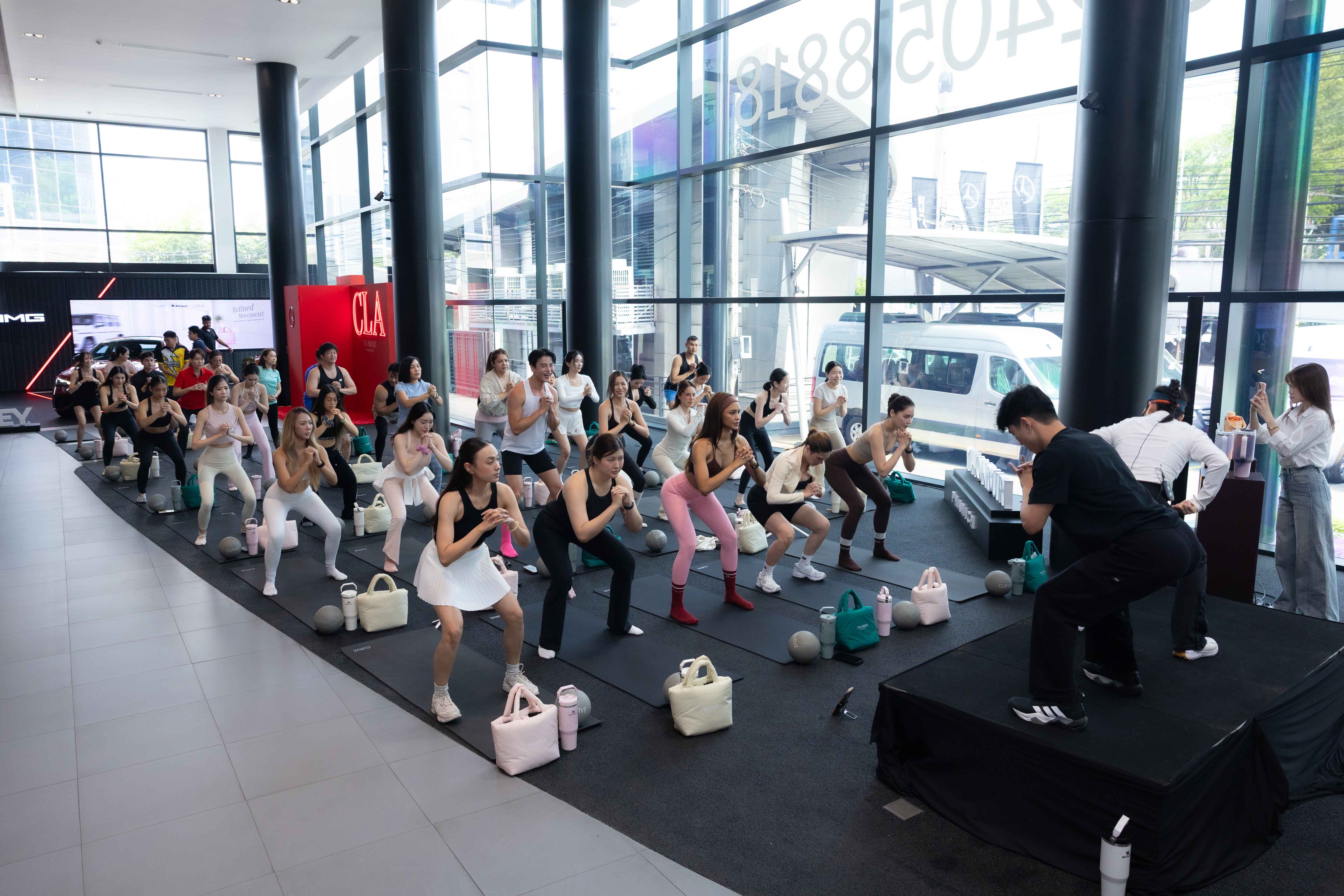 กิจกรรมโยคะโดย Curve BKK และเวิร์กช็อป Matcha 101 เพื่อความสมดุลแห่งการใช้ชีวิต